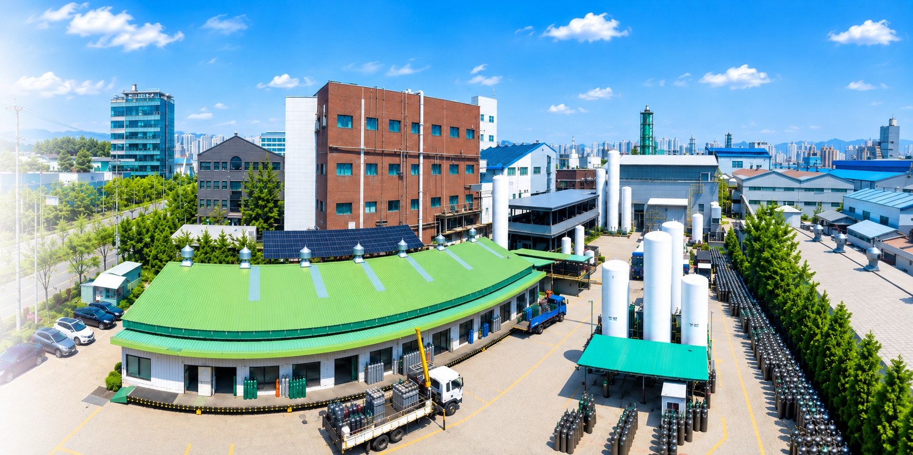 한국탄산화학㈜ 시흥공장 전경