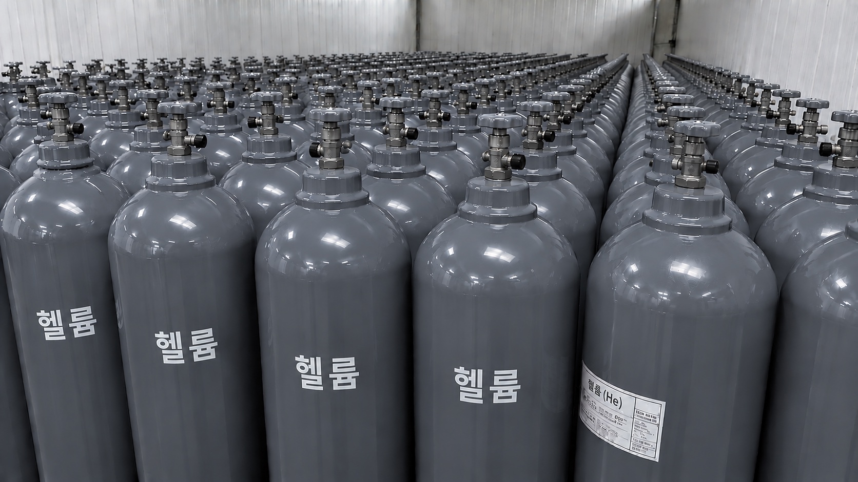 헬륨(He) 가스 실린더